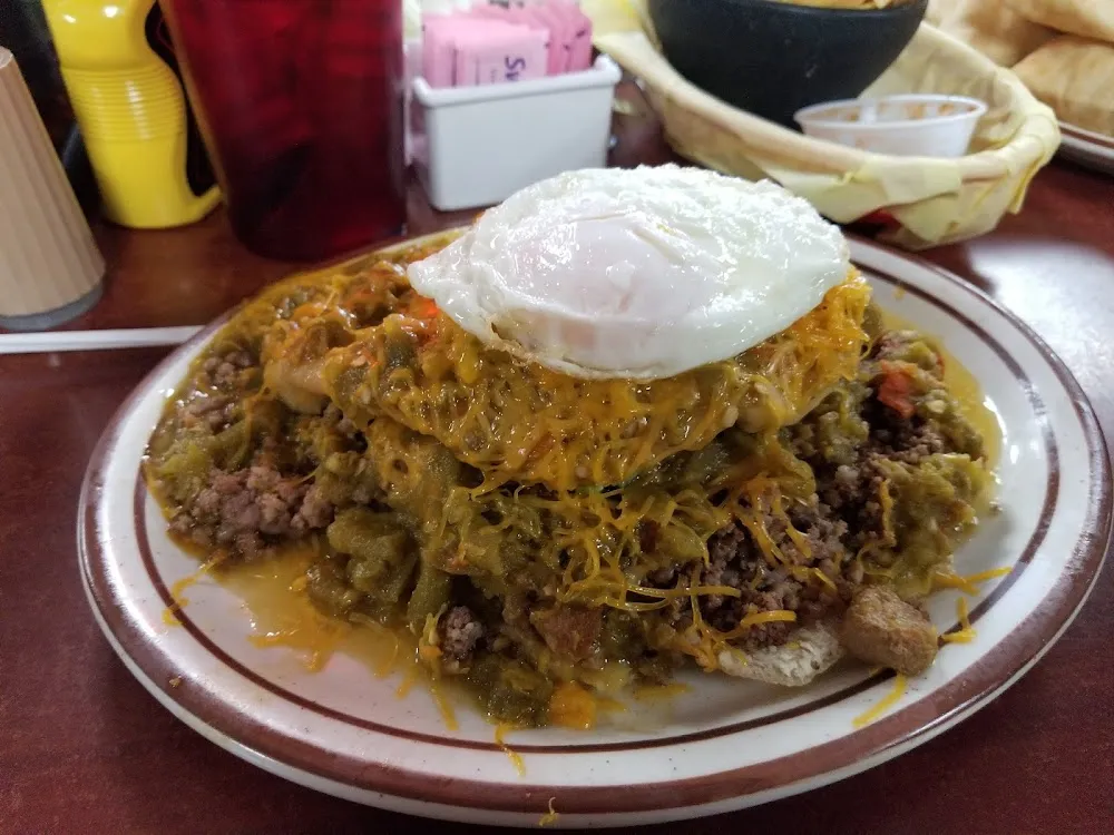 Open-Face Chile Burger